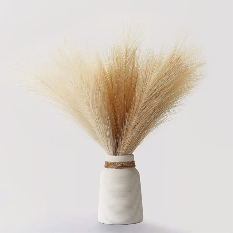 Dried Flower Bulk - 10 Stück künstlicher Pampasgras-Blumenstrauß für Zuhause,