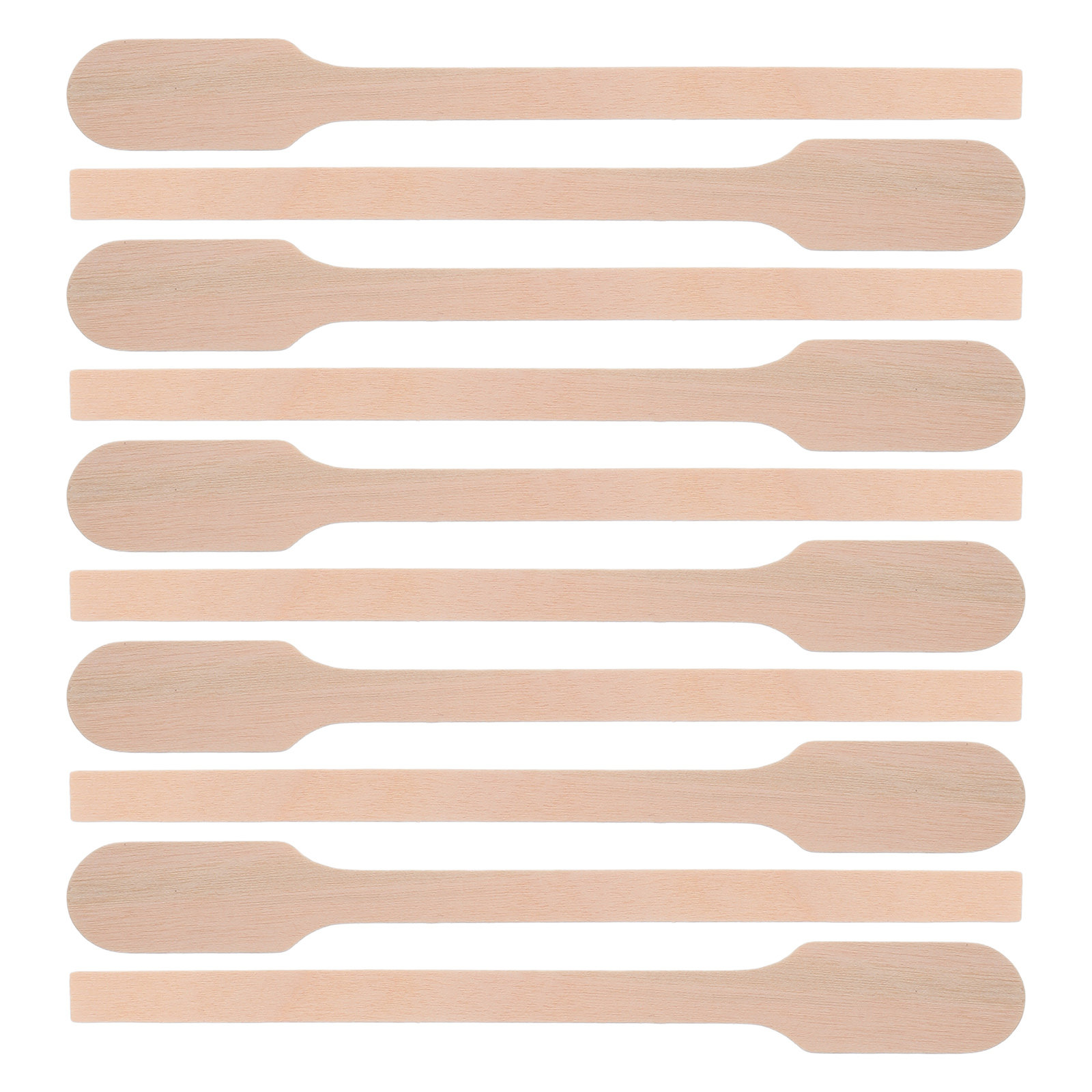 Crafting Resin - 200 Stück Holz-Rührstäbchen 5 Zoll Flaches