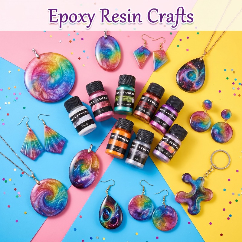 2/24 Farben Metallpigmentpulve – Resin Pigment Set Bewertung und Preis