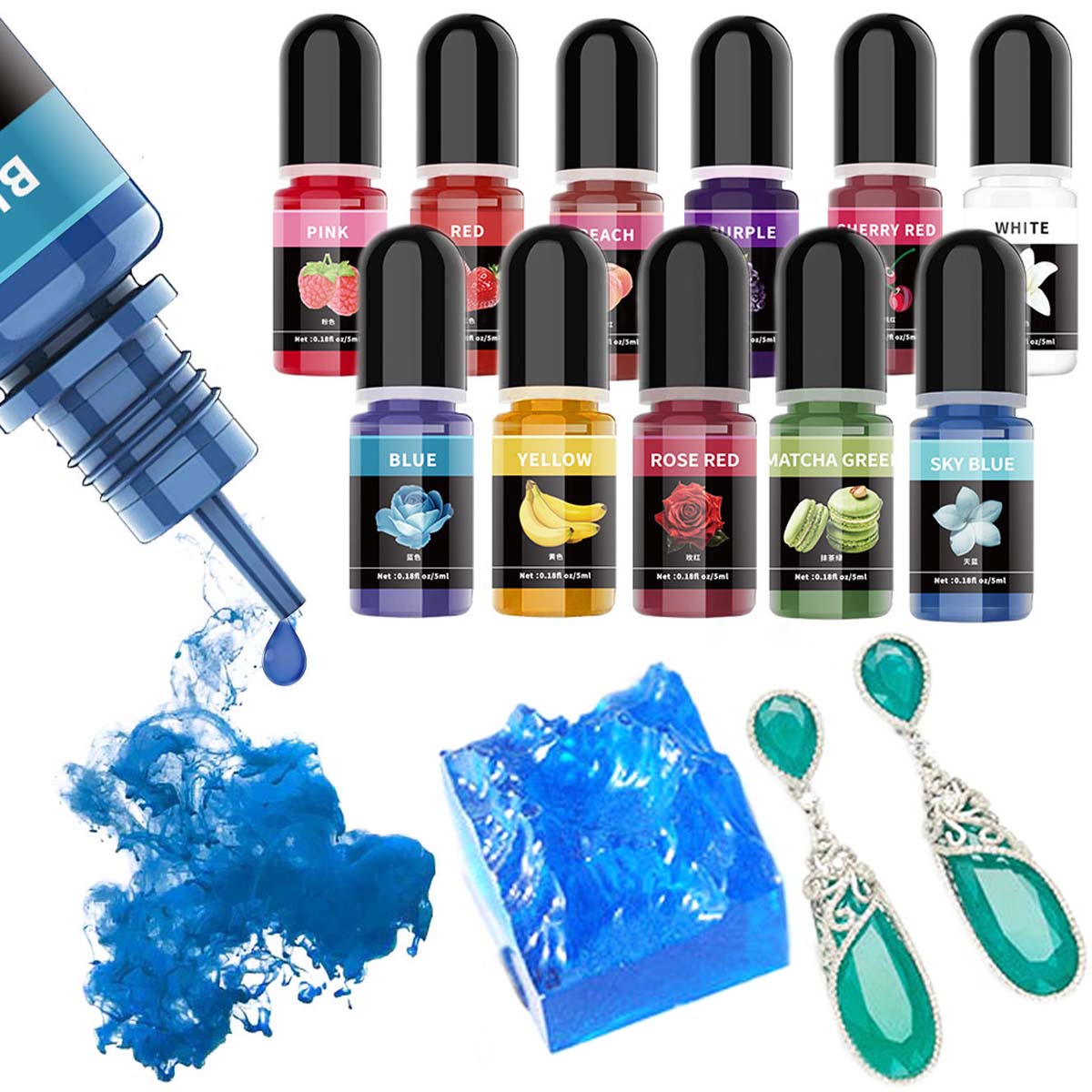 5 ml/Flasche Epoxidharz Pigmen – Resin Pigment Set Bewertung und Preis